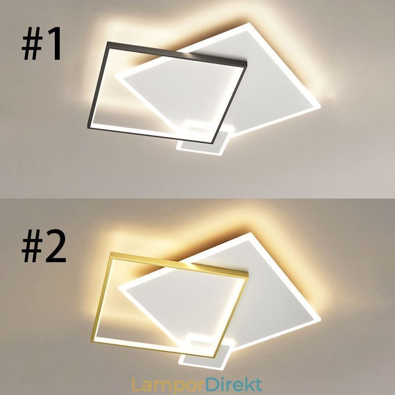 Modern Taklampa Geometrisk Fyrkantig Taklampa