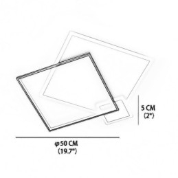Modern Taklampa Geometrisk Fyrkantig Taklampa