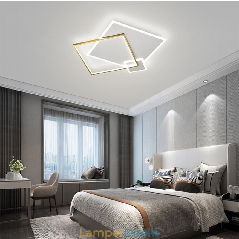Modern Taklampa Geometrisk Fyrkantig Taklampa