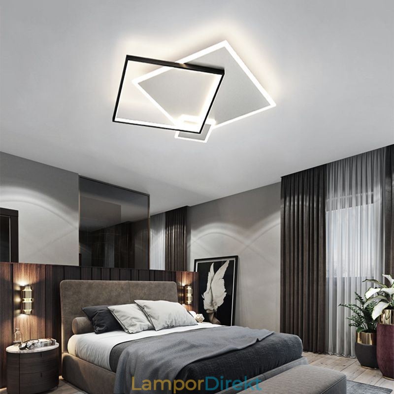 Modern Taklampa Geometrisk Fyrkantig Taklampa