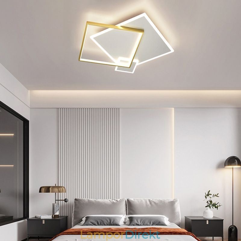 Modern Taklampa Geometrisk Fyrkantig Taklampa
