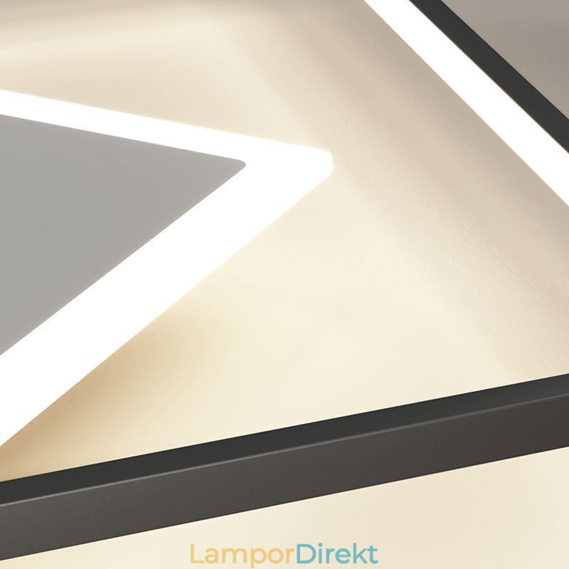 Modern Taklampa Geometrisk Fyrkantig Taklampa