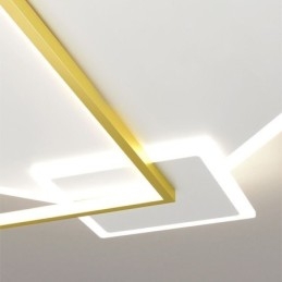 Modern Taklampa Geometrisk Fyrkantig Taklampa