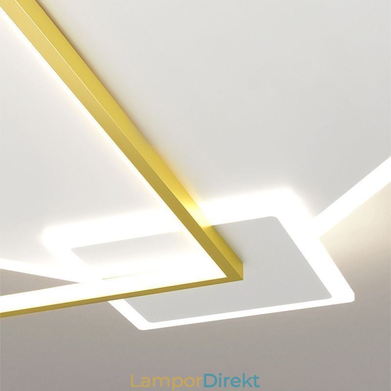 Modern Taklampa Geometrisk Fyrkantig Taklampa
