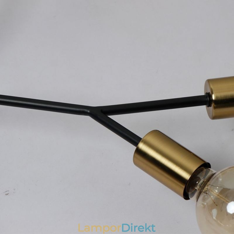 Modern Taklampa Svart Vintage Ljuskrona