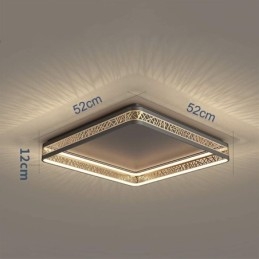 Taklampa Fågelbo Fyrkantig Lampa Modern Armatur