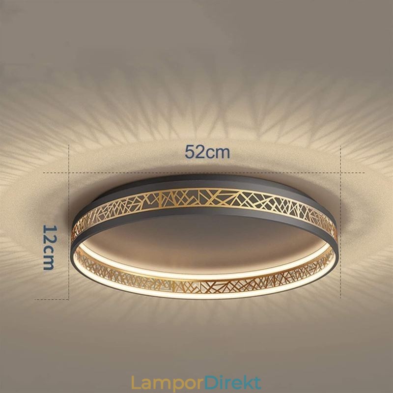 Takljus Fågelbo Rund Lampa Modern Armatur