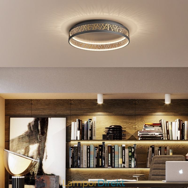 Takljus Fågelbo Rund Lampa Modern Armatur