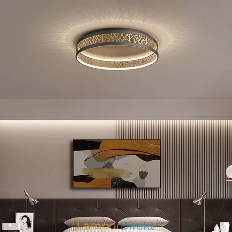 Takljus Fågelbo Rund Lampa Modern Armatur