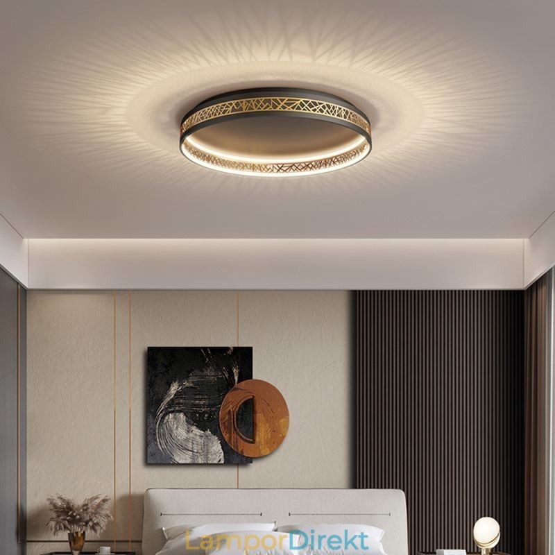 Takljus Fågelbo Rund Lampa Modern Armatur