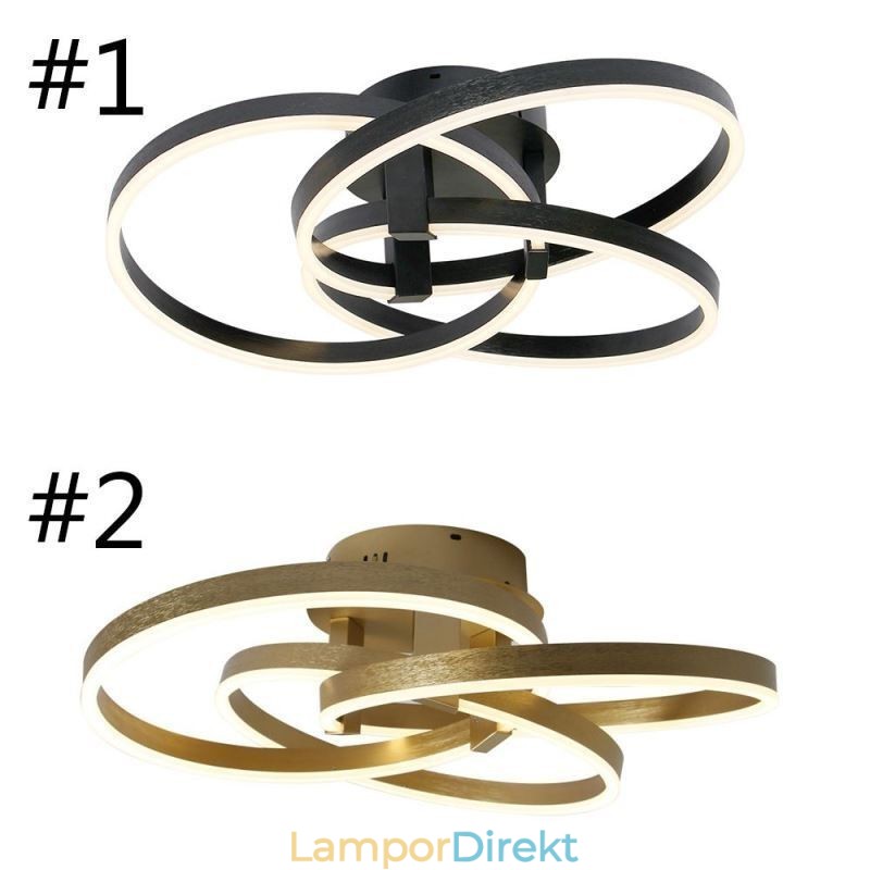 Modern Taklampa 3-Ring Taklampa