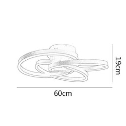 Modern Taklampa 3-Ring Taklampa