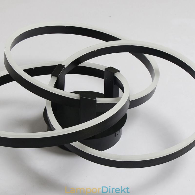 Modern Taklampa 3-Ring Taklampa