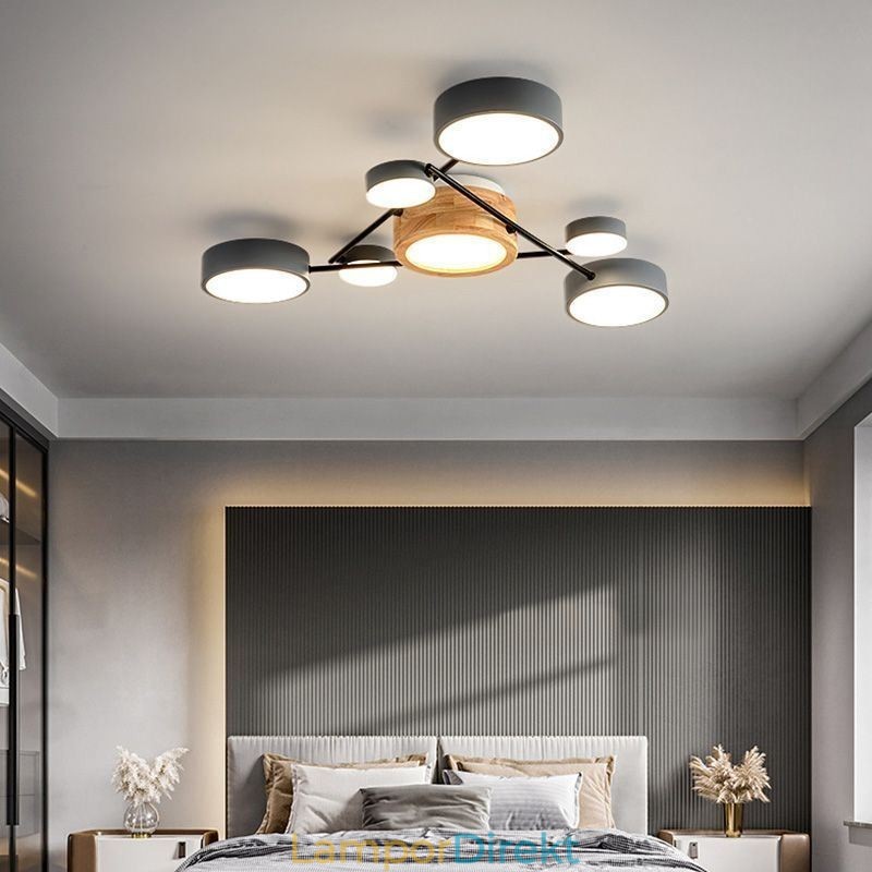 Taklampa I Modern Molekylform I Akryl