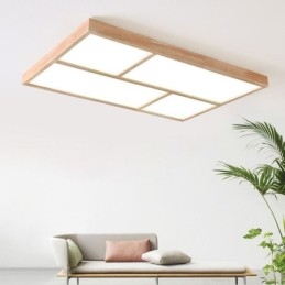 Modern Taklampa Minimalistisk Trästil Infälld Taklampa