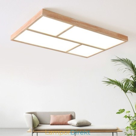 Modern Taklampa Minimalistisk Trästil Infälld Taklampa Modern Taklampa Minimalistisk Trästil Infälld Taklampa