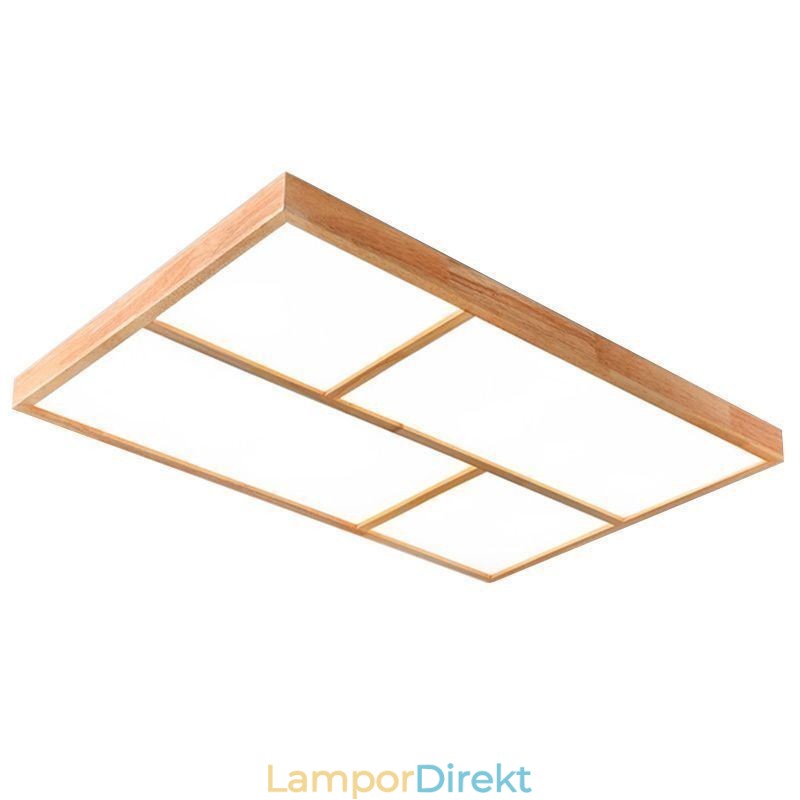 Modern Taklampa Minimalistisk Trästil Infälld Taklampa