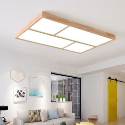 Modern Taklampa Minimalistisk Trästil Infälld Taklampa