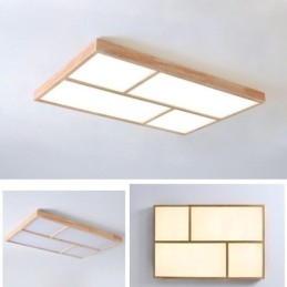 Modern Taklampa Minimalistisk Trästil Infälld Taklampa