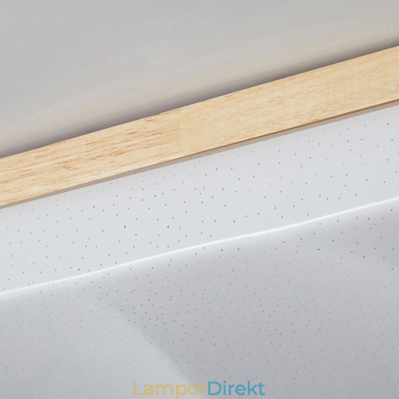 Japansk Taklampa I Akryl Rektangulär Korrugerad Taklampa