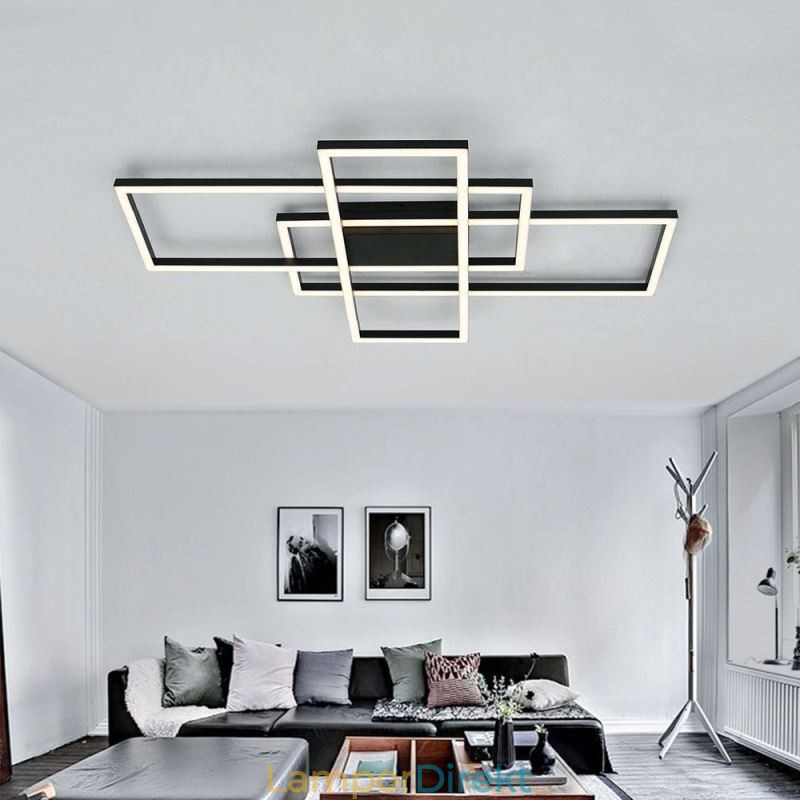 Modern Taklampa Geometrisk Fyrkantig Taklampa