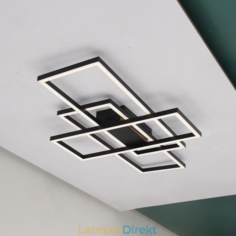 Modern Taklampa Geometrisk Fyrkantig Taklampa