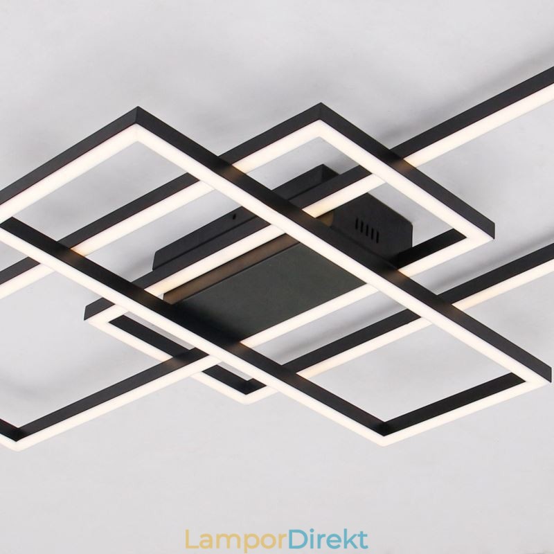 Modern Taklampa Geometrisk Fyrkantig Taklampa