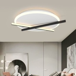 Nordic Ceiling Light Art Clock Design Taklampa