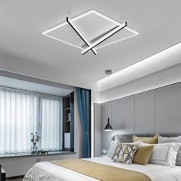 Nordic Ceiling Light Art Clock Design Taklampa