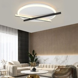 Nordic Ceiling Light Art Clock Design Taklampa