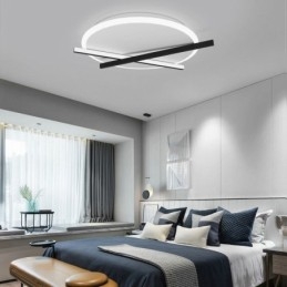 Nordic Ceiling Light Art Clock Design Taklampa
