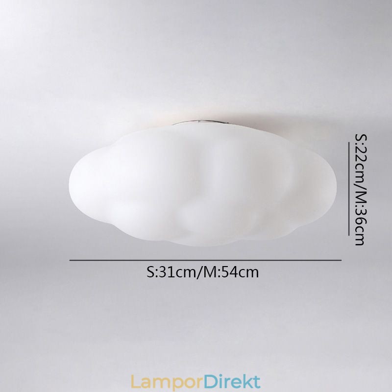 Nordic Ceiling Light Cloud Shape Taklampa