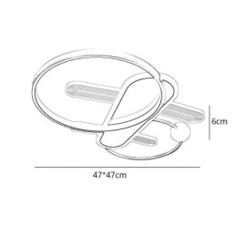 Taklampa Cartoon Plane Ceiling Light