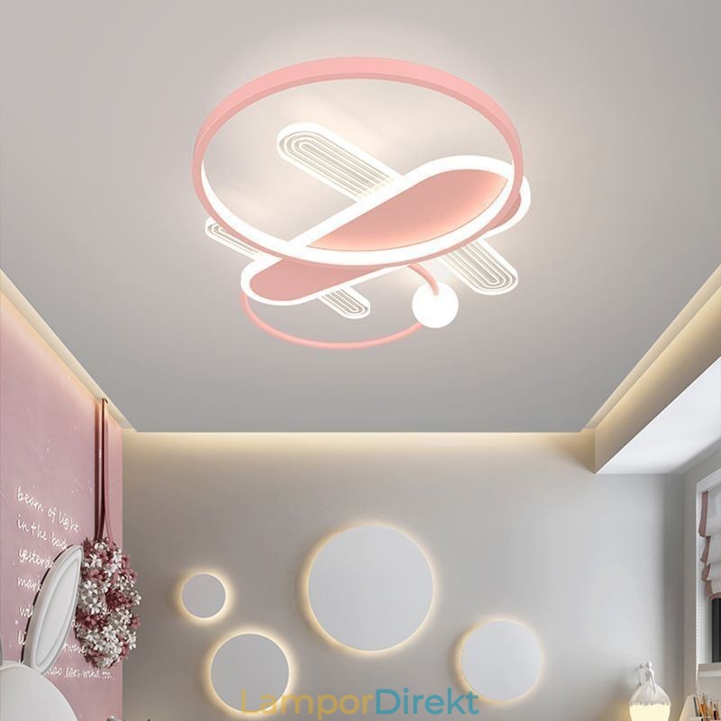Taklampa Cartoon Plane Ceiling Light