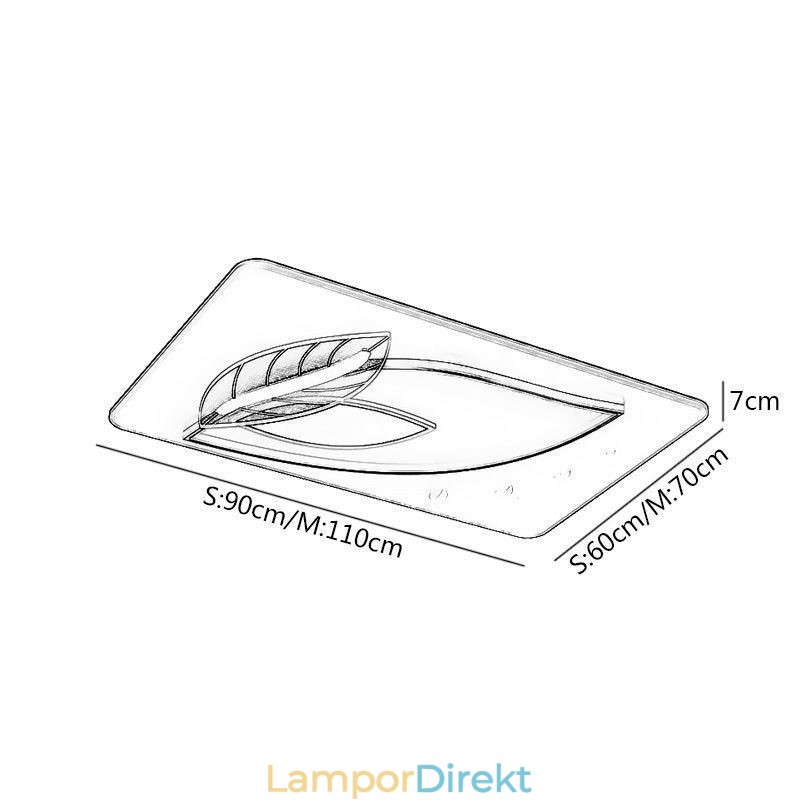 Lyx Taklampa Creative Leaf Design Taklampa