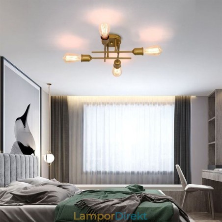 Infälld Taklampa 4 Ljussockel Infälld Taklampa 4 Ljussockel