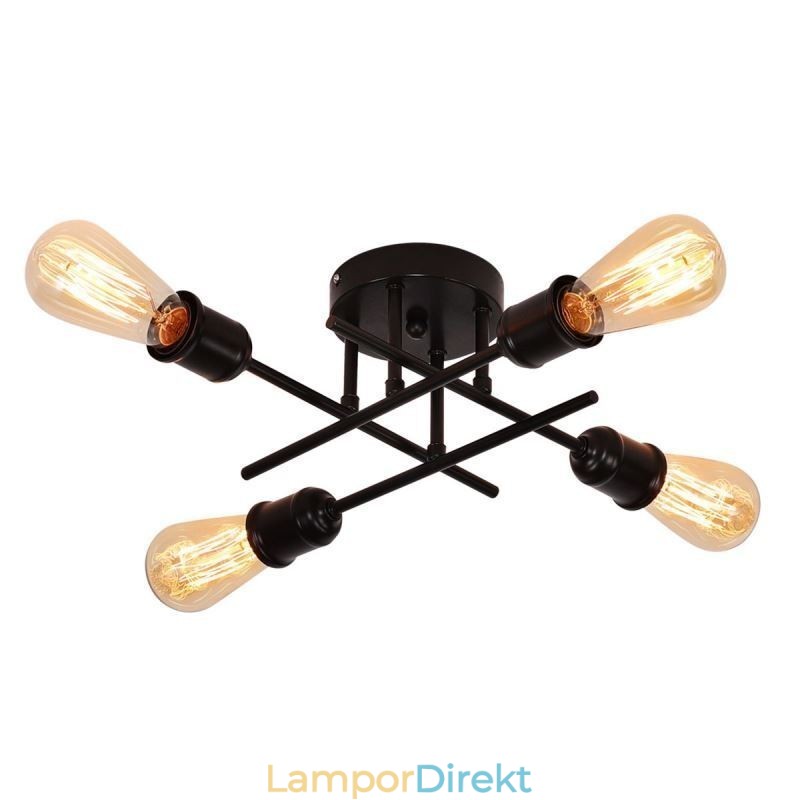 Infälld Taklampa 4 Ljussockel