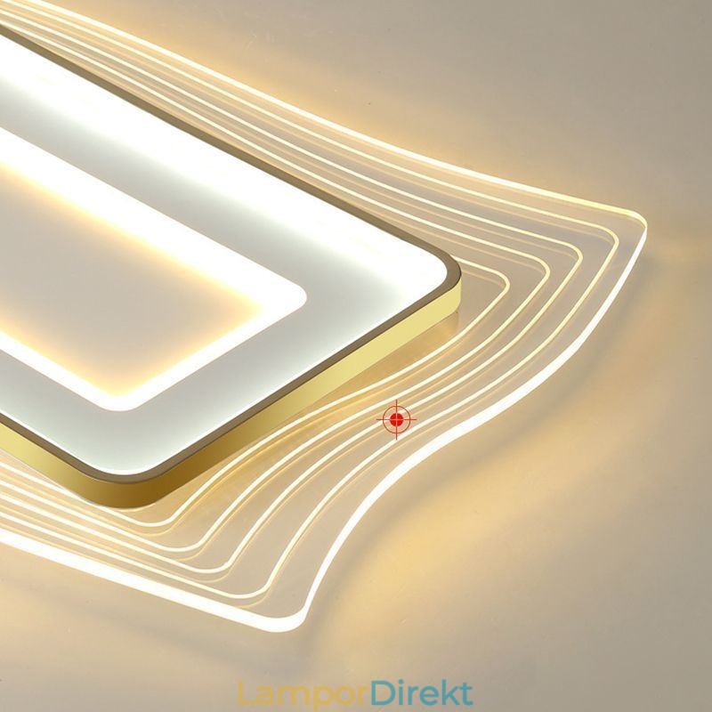 Modern Taklampa Flush Mount Square Shape Taklampa