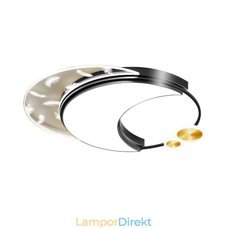 Flush Mount Modern Moon Shape Takljus