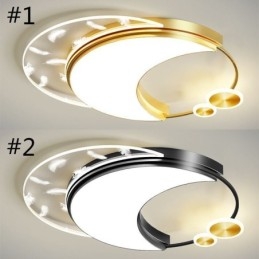 Flush Mount Modern Moon Shape Takljus
