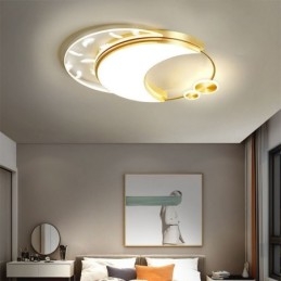 Flush Mount Modern Moon Shape Takljus