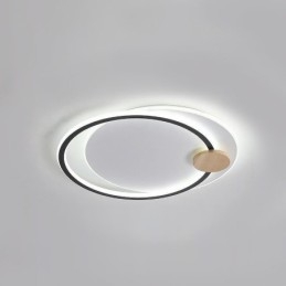 Modern Infälld Taklampa Med 2 Ringar I Akryl
