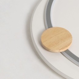 Modern Infälld Taklampa Med 2 Ringar I Akryl