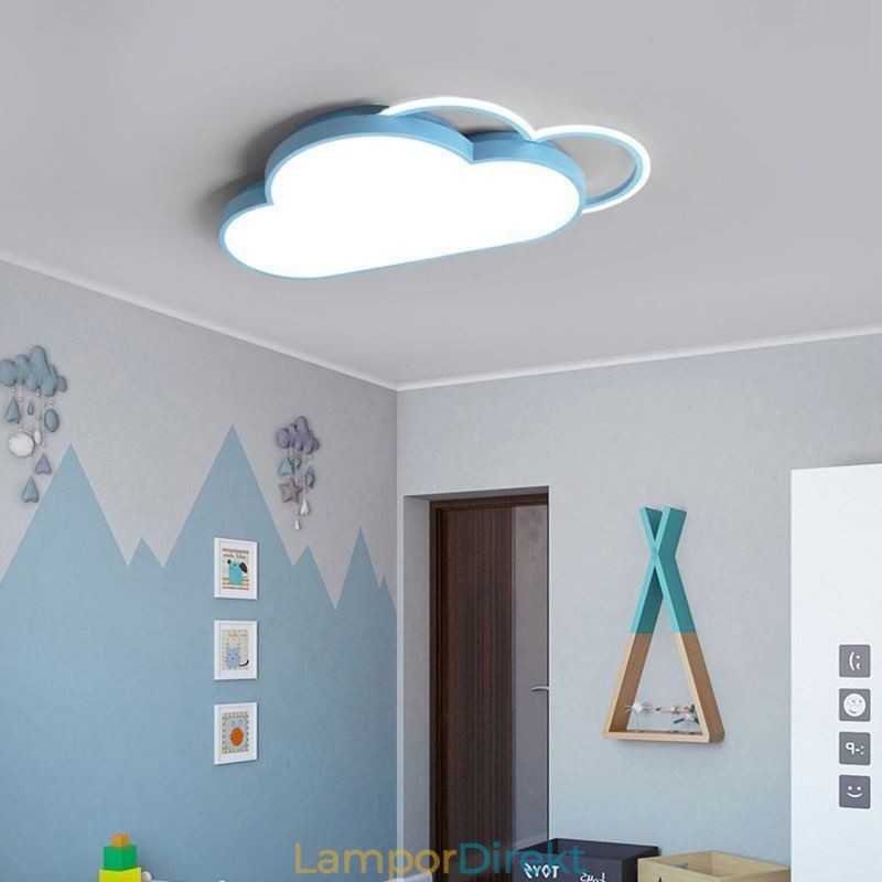 Modern Lights Cloud Shape Flush Mount Taklampa