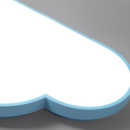 Modern Lights Cloud Shape Flush Mount Taklampa