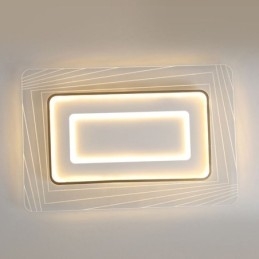 Rektangulär Infälld Taklampa Minimalistisk Akryl Ultratunn Taklampa