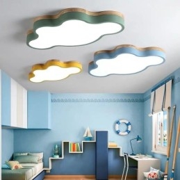 Flush Mount Modern Creative Acrylic Cloud Shape Taklampa Barn