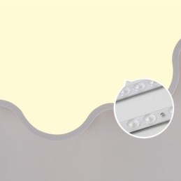 Flush Mount Modern Creative Acrylic Cloud Shape Taklampa Barn