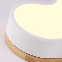 Flush Mount Modern Creative Acrylic Cloud Shape Taklampa Barn