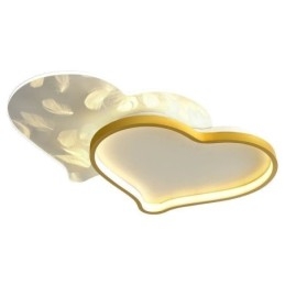 Modern Lights Heart Shape Flush Mount Taklampa Girls